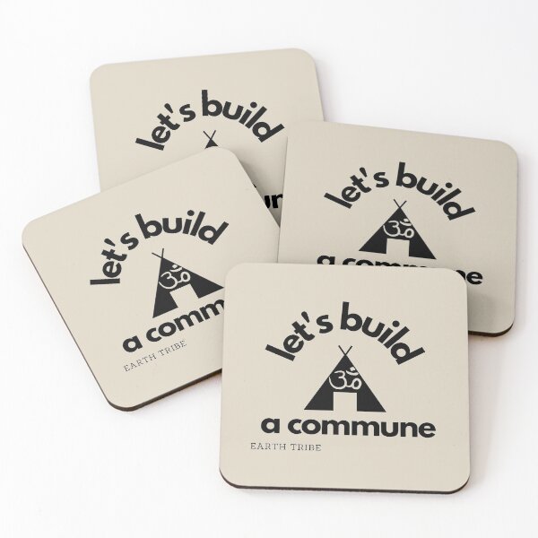 Item preview, Let's Build a Commune, Om Tipi designed and sold by shantishirts.