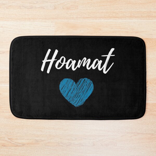 Item preview, Hoamat love with handwriting blue heart lettering designed and sold by Branjos.