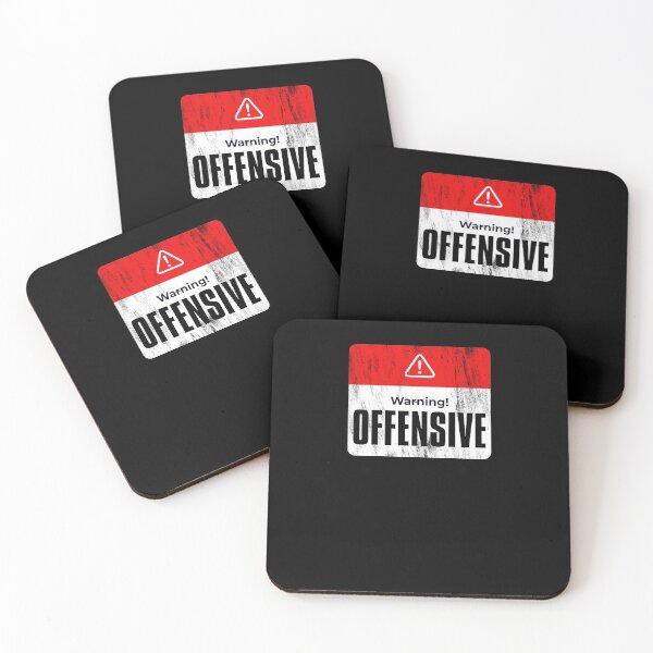 Item preview, Funny Quote Distressed Warning Offensive Sign designed and sold by WelderSurgeon.