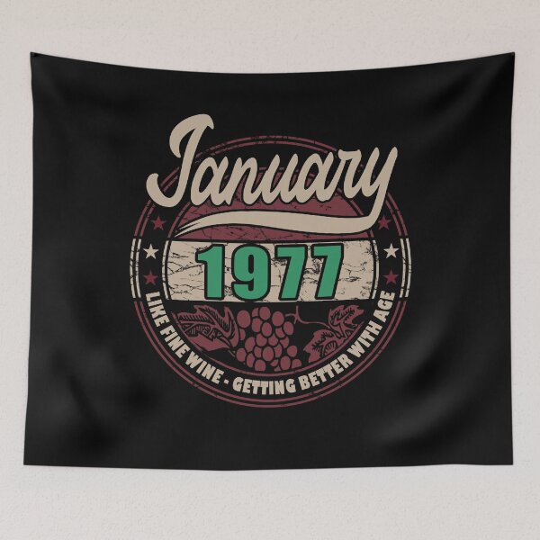 Item preview, Like Fine Wine - January 1977 designed and sold by MoonsmileProd.