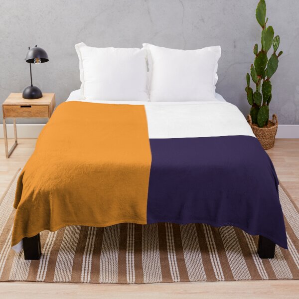 Item preview, ORANGE, NAVY BLUE and WHITE 3 CHECKERS designed and sold by RachelMacht.