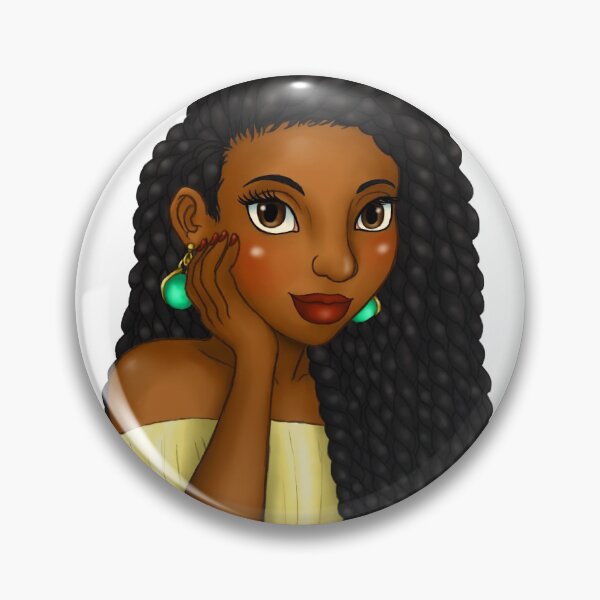 Item preview, Beautiful Woman With Box Braids designed and sold by Deanna McRae.