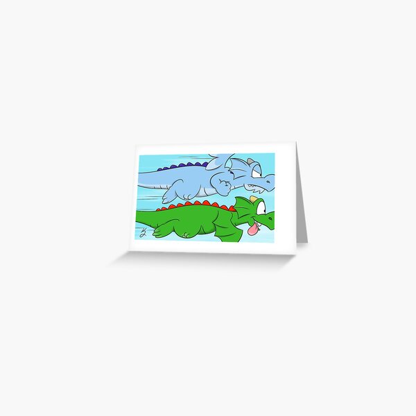 Zookie and Frizard Greeting Card