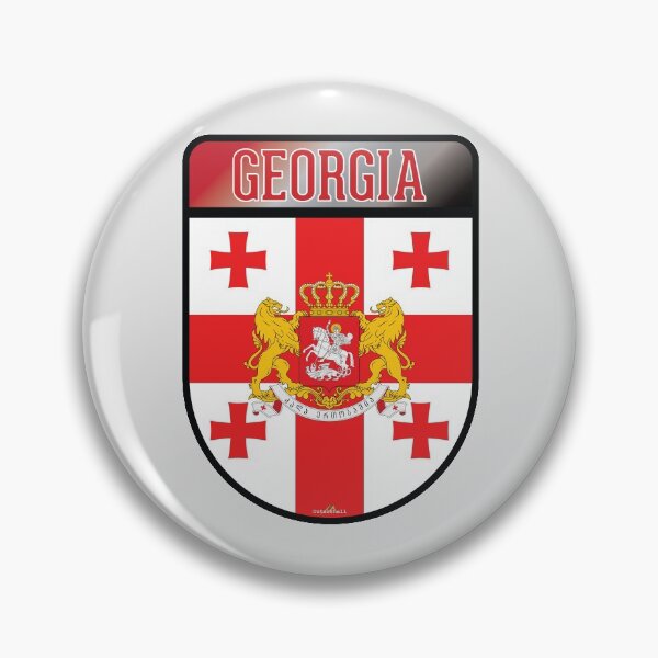Item preview, GEORGIA Georgian Republic sakartvelo Shield Sticker & T-Shirt 01 designed and sold by OuterShellUK.