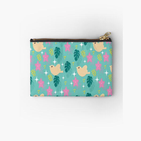 Item preview, red birds with flower and leaves green and blue phone cases and skins designed and sold by KIKOOSTORE.