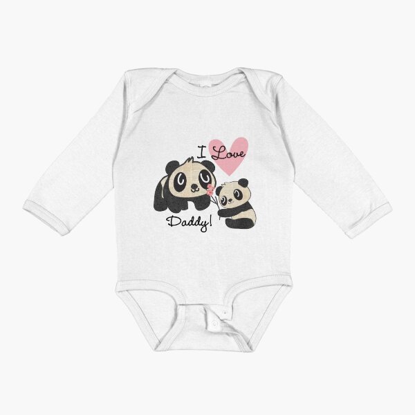 Item preview, Kids Panda Bears I Love Daddy designed and sold by peacockcards.