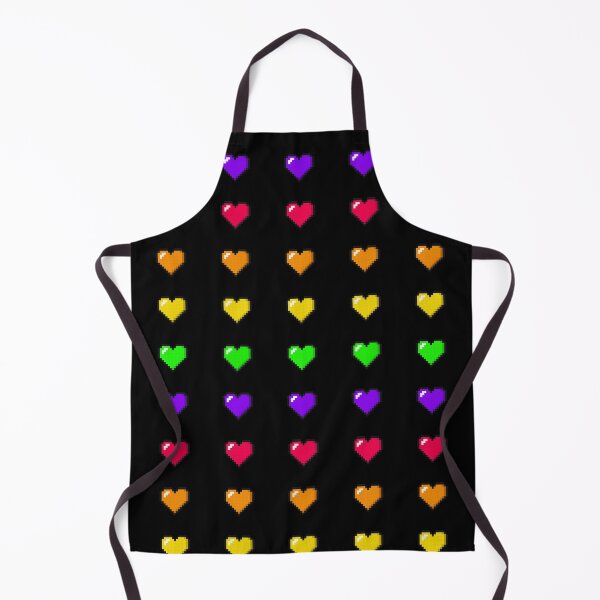 Item preview, Hearts Colourful 8Bits designed and sold by ProjecTees.