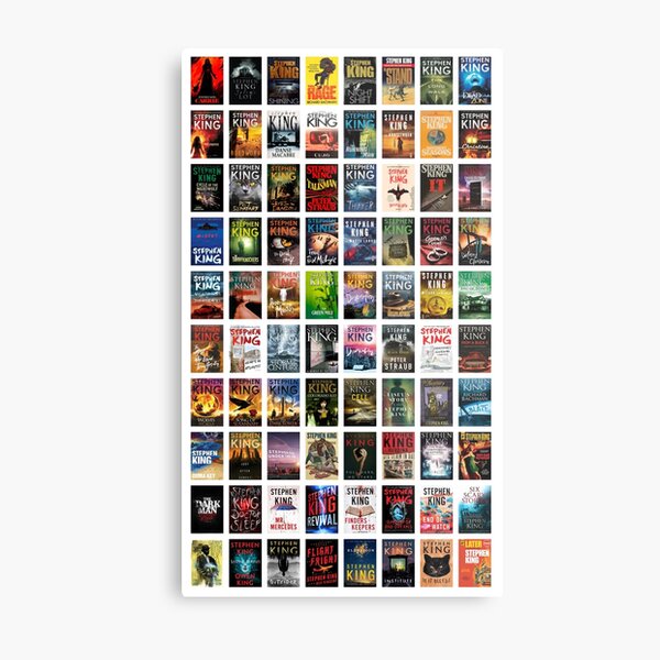 Complete works of Stephen King Metal Print