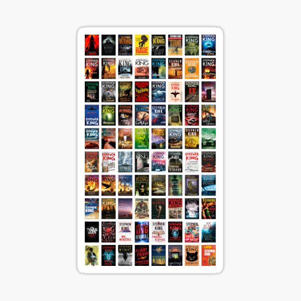 Complete works of Stephen King Sticker