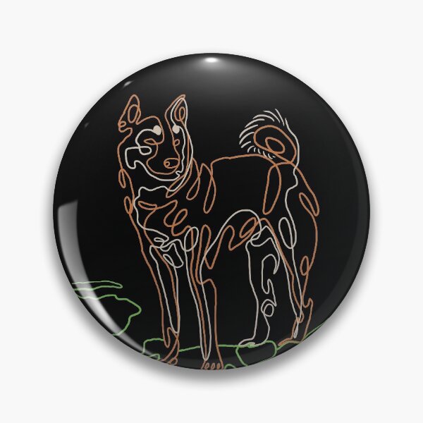 Item preview, Shiba inu red designed and sold by Lineastic.