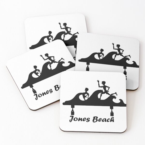 Item preview, Jones Beach Art Deco Sign  -  Kids in the Surf designed and sold by Mackabee.