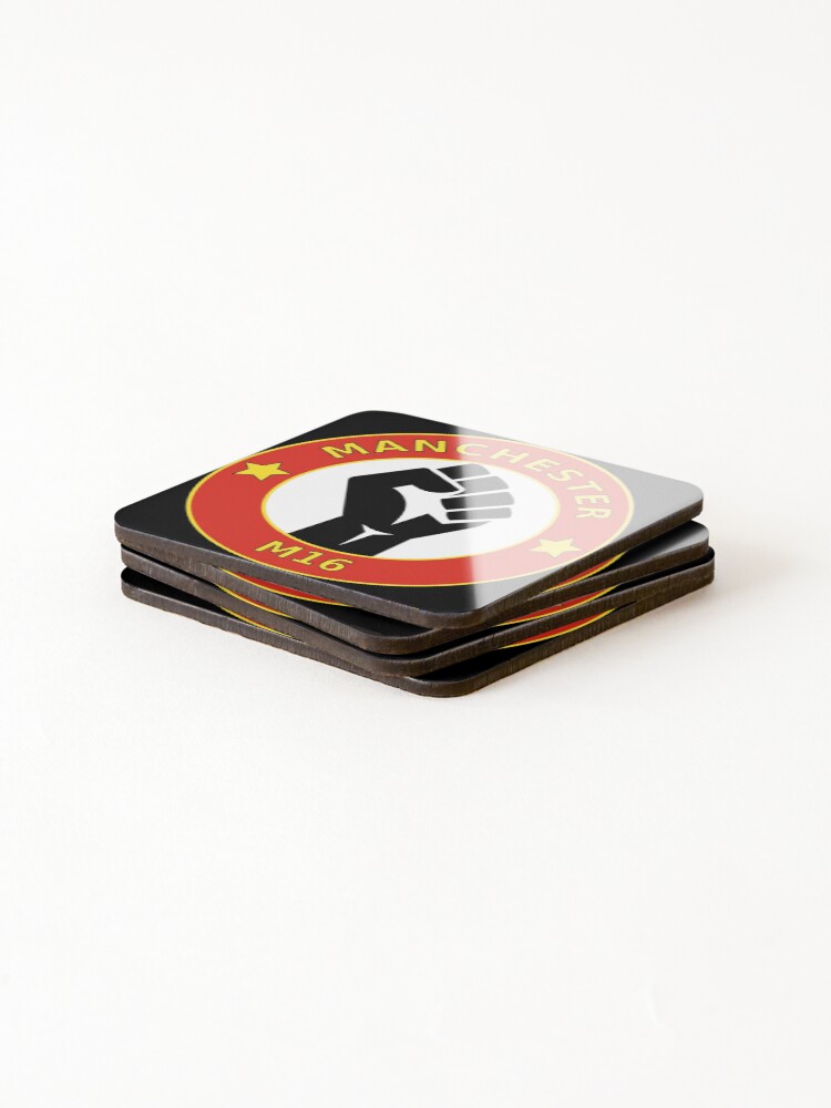 Thumbnail 4 of 5, Coasters (Set of 4), Manchester Postcode Fist designed and sold by Rag-Dog.