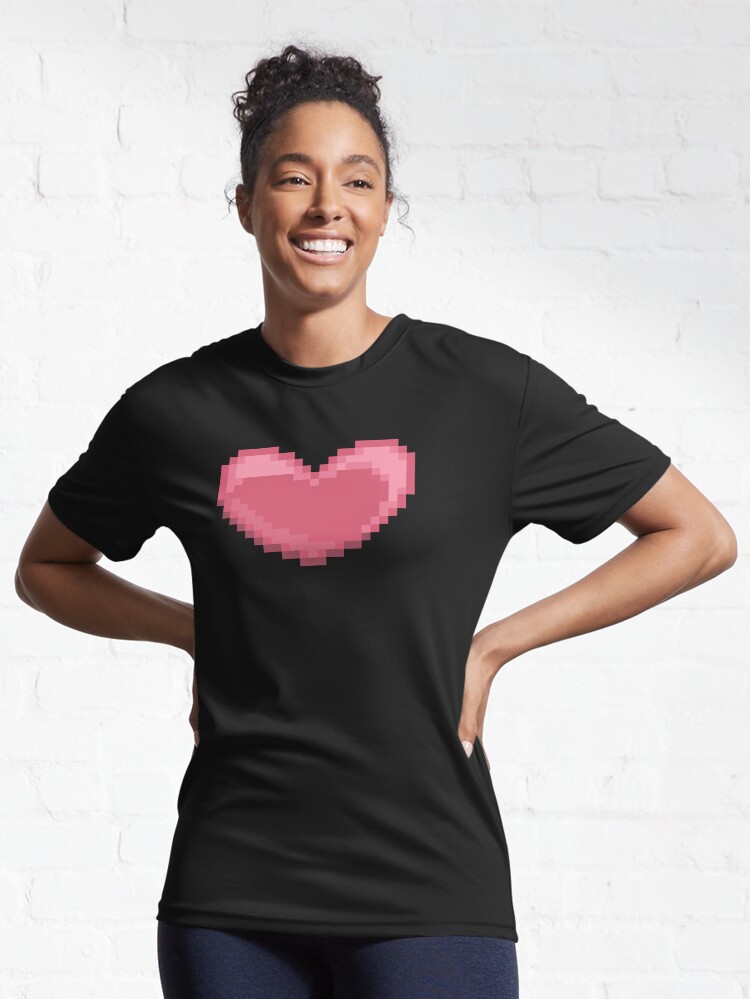 Alternate view of Pixel Heart Active T-Shirt