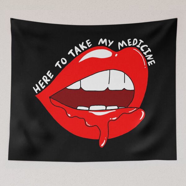 Item preview, Medicine Dripping Lips Harry Styles White designed and sold by CMORRISON12345.