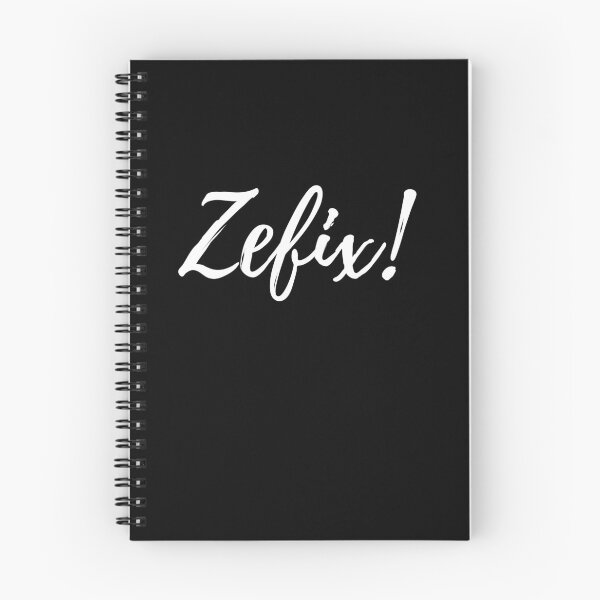 Item preview, "Zefix!" Lettering in handwriting designed and sold by Branjos.