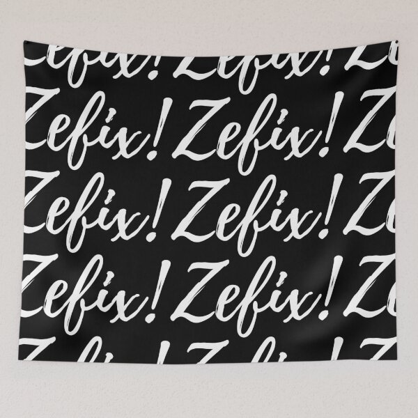 Item preview, "Zefix!" Lettering in handwriting designed and sold by Branjos.