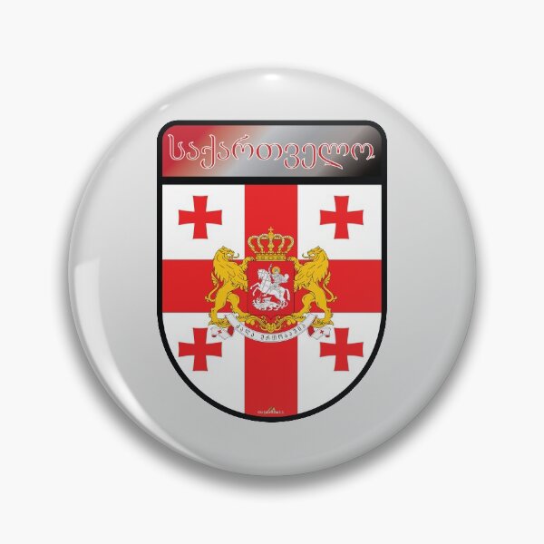 Item preview, GEORGIA Georgian Republic sakartvelo Shield Sticker & T-Shirt 02 designed and sold by OuterShellUK.