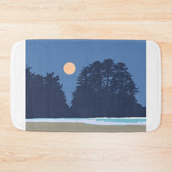 Item preview, Moon over Long Beach designed and sold by urbansketcher.
