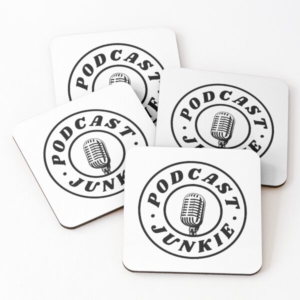 Item preview, Podcast Junkie | Funny Podcast designed and sold by CozyMarket.