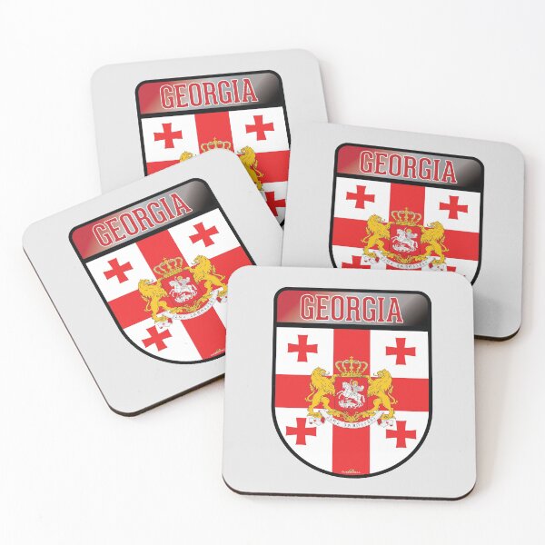 Item preview, GEORGIA Georgian Republic sakartvelo Shield Sticker & T-Shirt 01 designed and sold by OuterShellUK.