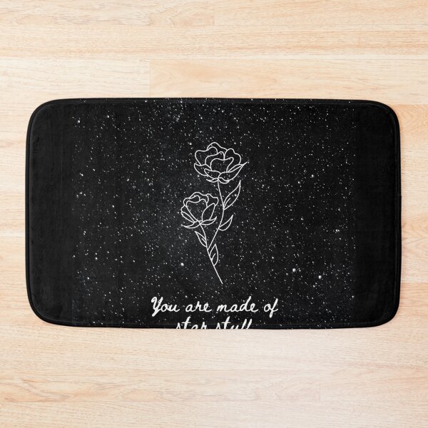 Item preview, You are made of star stuff-Night sky flower Shakespeare Quote designed and sold by WanderAesthetic.