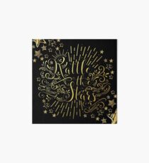 Rattle The Stars - in Gold Foil Art Board