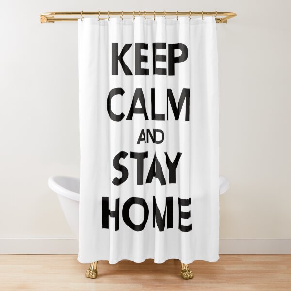Item preview, KEEP CALM AND STAY HOME designed and sold by Montrepeneuer.