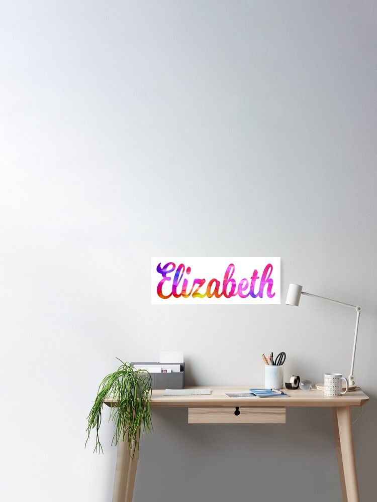 Pretty Elizabeth girl s name design