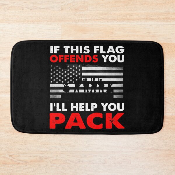 Artikelvorschau, Wenn diese Flagge Sie beleidigt, helfe ich Ihnen, amerikanische Flagge Vintage zu packen entworfen und verkauft von TiffannyUKZ.