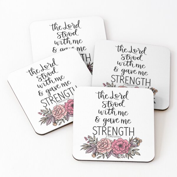 Item preview, The Lord Stood with Me and Gave Me Strength designed and sold by WildPilotLLC.