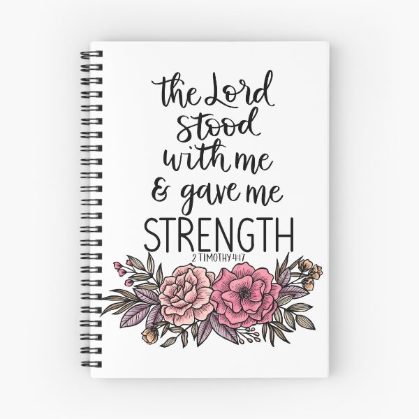 Item preview, The Lord Stood with Me and Gave Me Strength designed and sold by WildPilotLLC.