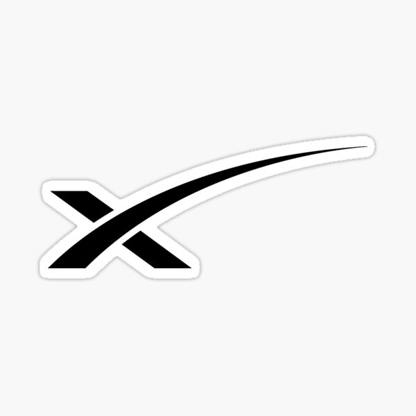 SpaceX "X" Sticker