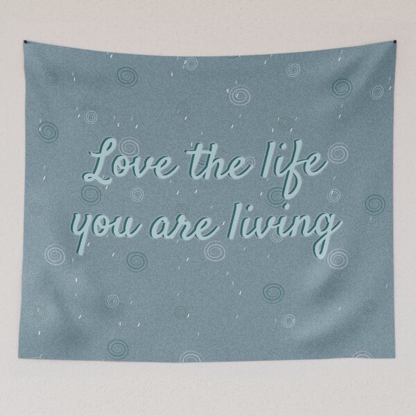 Item preview, Phrase love the life you live -Positive designed and sold by myseptember18th.
