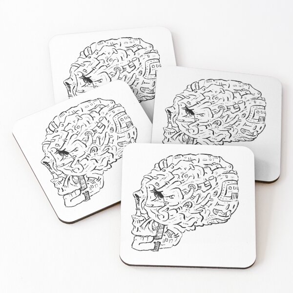 Item preview, Organic-Mechanic Skull designed and sold by skateplantbased.