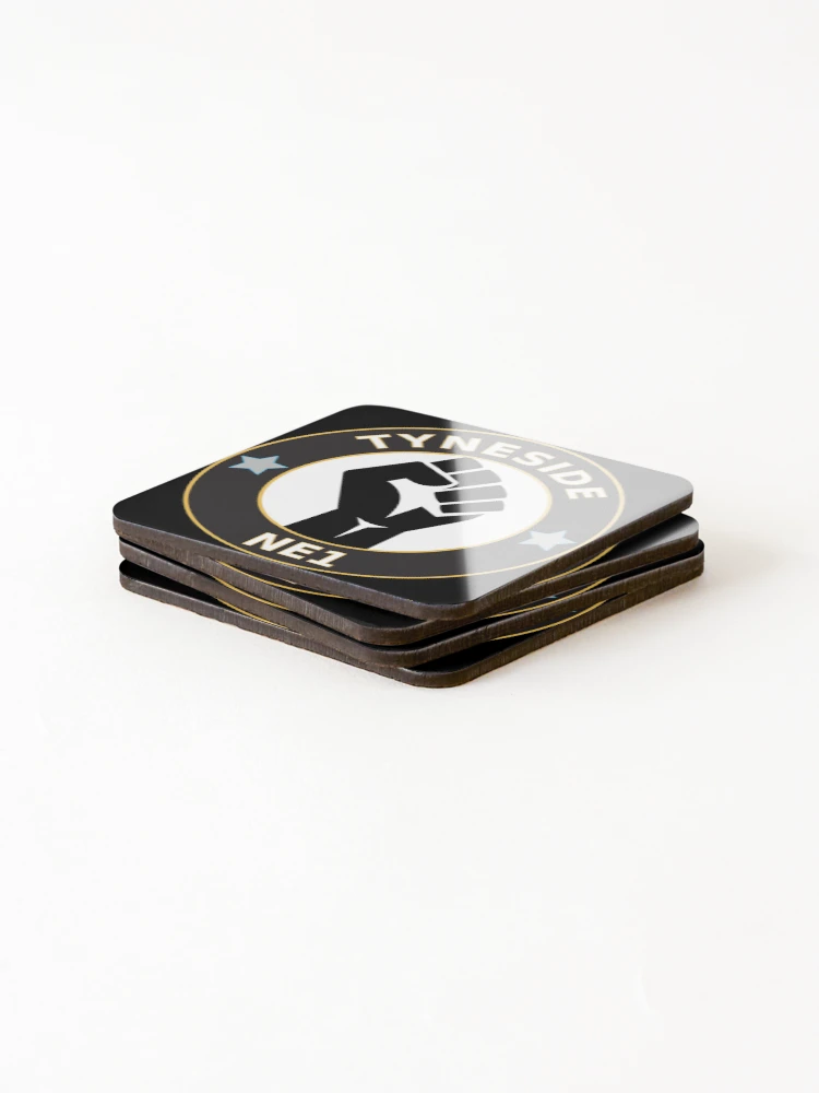 Thumbnail 4 of 5, Coasters (Set of 4), Newcastle Postcode Fist designed and sold by Rag-Dog.