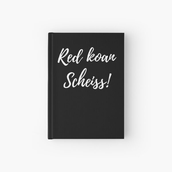 Item preview, "Red koan shit!" Bavarian saying lettering in handwriting designed and sold by Branjos.