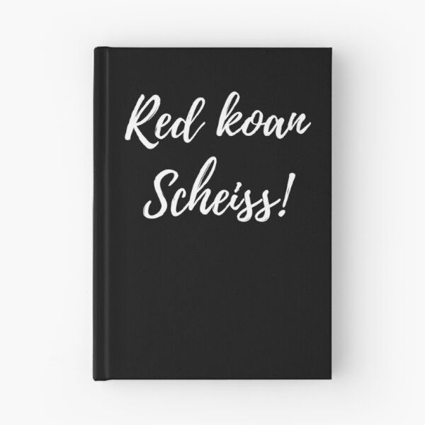 Item preview, "Red koan shit!" Bavarian saying lettering in handwriting designed and sold by Branjos.