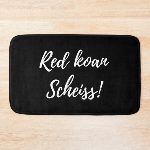 Item preview, "Red koan shit!" Bavarian saying lettering in handwriting designed and sold by Branjos.