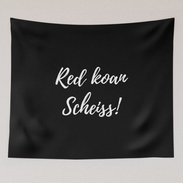 Item preview, "Red koan shit!" Bavarian saying lettering in handwriting designed and sold by Branjos.