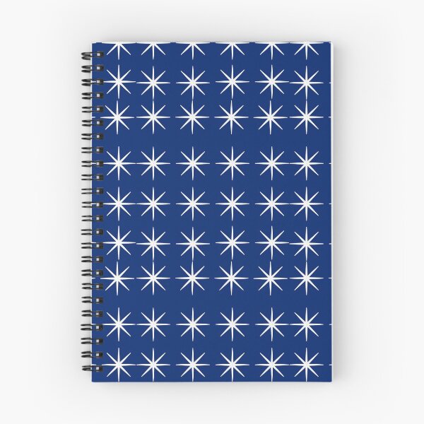 Item preview, Gorgeous 8 Point white stars with navy blue background designed and sold by Vicky Rodden.