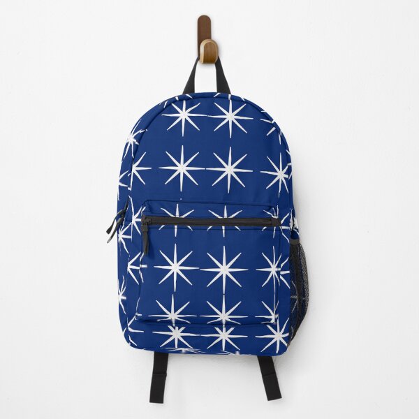 Item preview, Gorgeous 8 Point white stars with navy blue background designed and sold by Vicky Rodden.