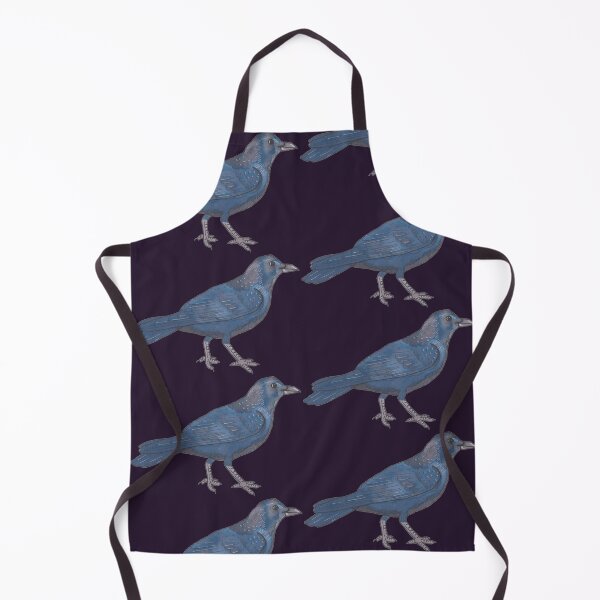Item preview, American Crow Watercolor Bird Art designed and sold by TheWaterBirds.