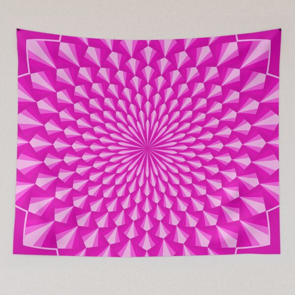 Item preview, Pink Floral Mandala with 3D Effect designed and sold by MandalaSoul.