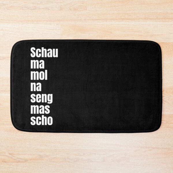 Item preview, "Schau ma mol na seng mas scho" Bavarian saying lettering in handwriting designed and sold by Branjos.