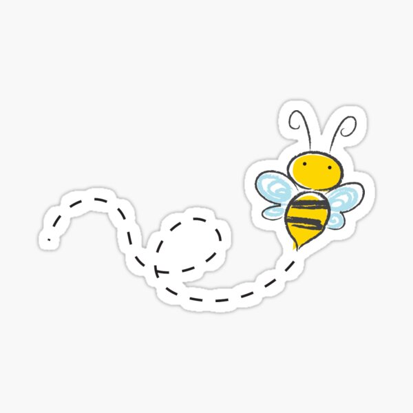 Bridgerton bee gift - Easter egg Sticker