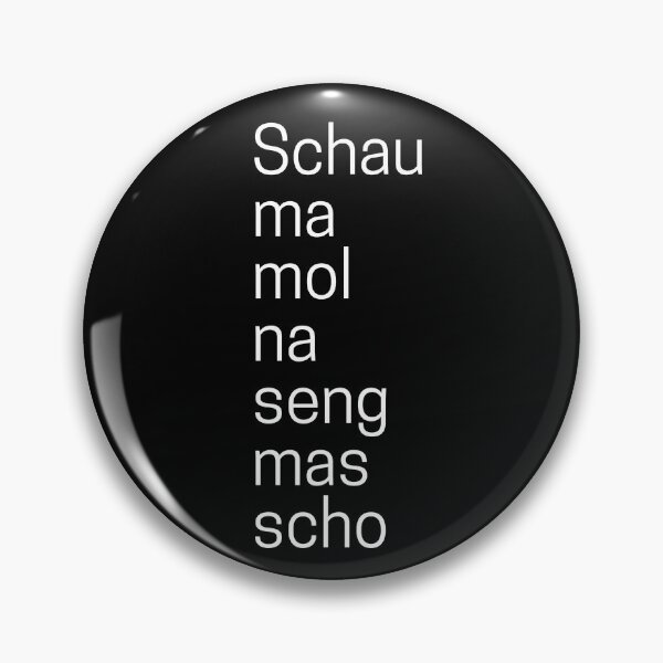 Item preview, "Schau ma mol na seng mas scho" Bavarian saying lettering in handwriting designed and sold by Branjos.