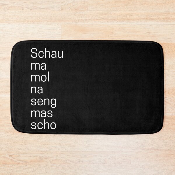 Item preview, "Schau ma mol na seng mas scho" Bavarian saying lettering in handwriting designed and sold by Branjos.