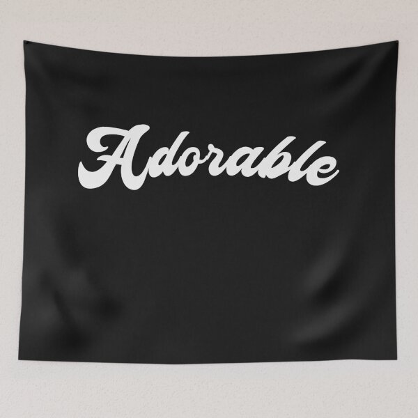 Item preview, Adorable (white text) designed and sold by PhantasyAandD.