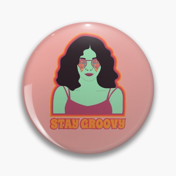 Aperçu de l'œuvre Shaman Princess dit "Restez Groovy" créée et vendue par ciderdesign.