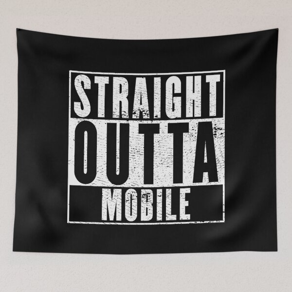Aperçu de l'œuvre Straight Outta Mobile créée et vendue par RandomStuffShop.